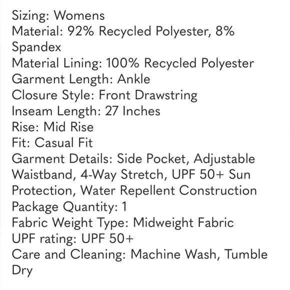 SET OF 3 All In Motion Fleece-lined Joggers, Size Medium - Picture 8 of 8